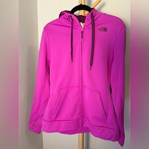 The North Face Full Zip Hooded Sweatshirt Women’s Size XL Purple Magenta Hoodie